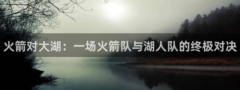 火箭对大湖：一场火箭队与湖人队的终极对决