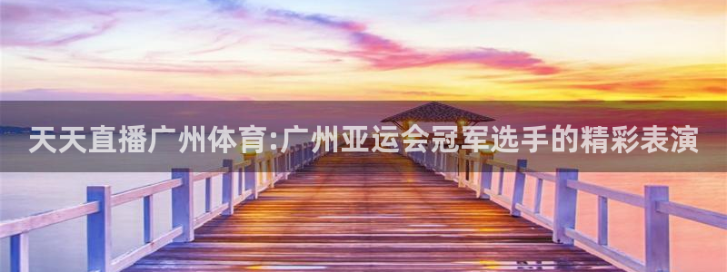 天天直播广州体育:广州亚运会冠军选手的精彩表演
